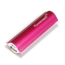 Powerseed Power Bank 2.400 mAh Fuxia